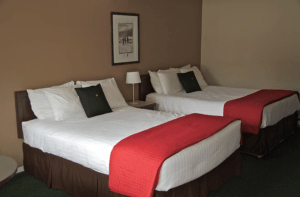Standard double room at The Monashee Lodge in Revelstoke